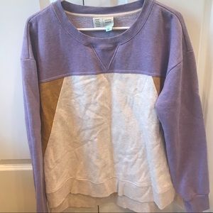Cute color block sweatshirt